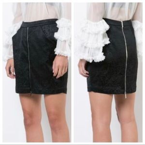 THOMAS WYLDE Jacquard Mini Skirt